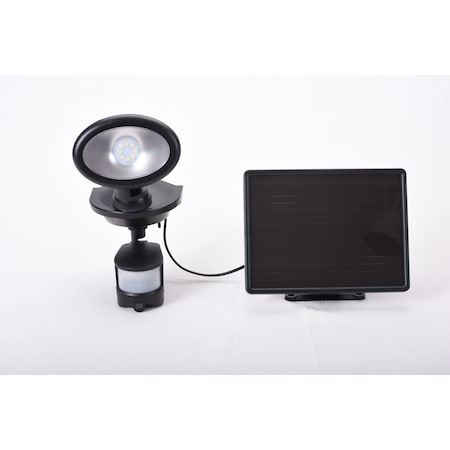 Maxsa Innovations Solar Security Video Camera and Spotlight - Black 44643-CAM-BK